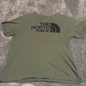 The North Face Olive Green Logo Tee